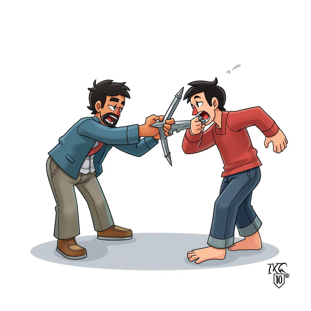 palestinian stabbing a child