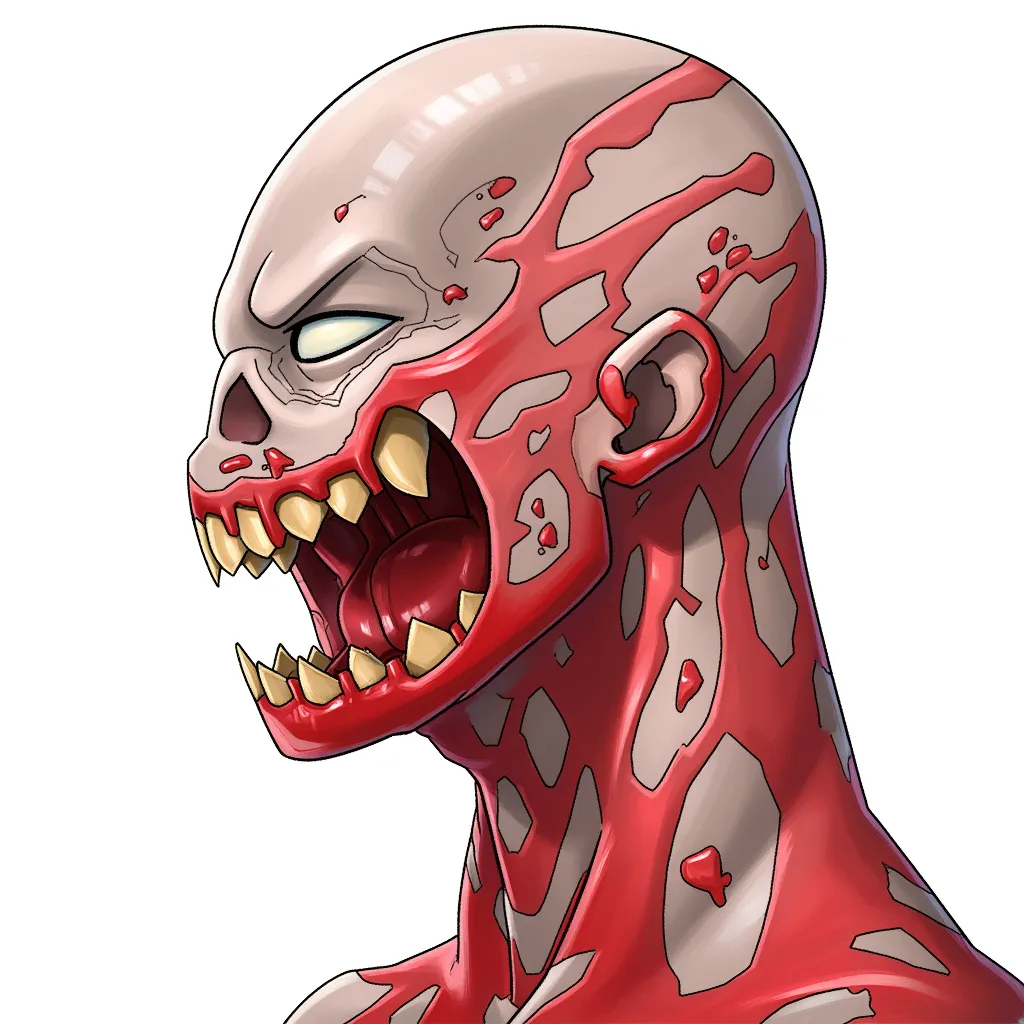 Attack on Titan style human, with unbelievably disturbing and vomit-inducing blood gore terrible HD