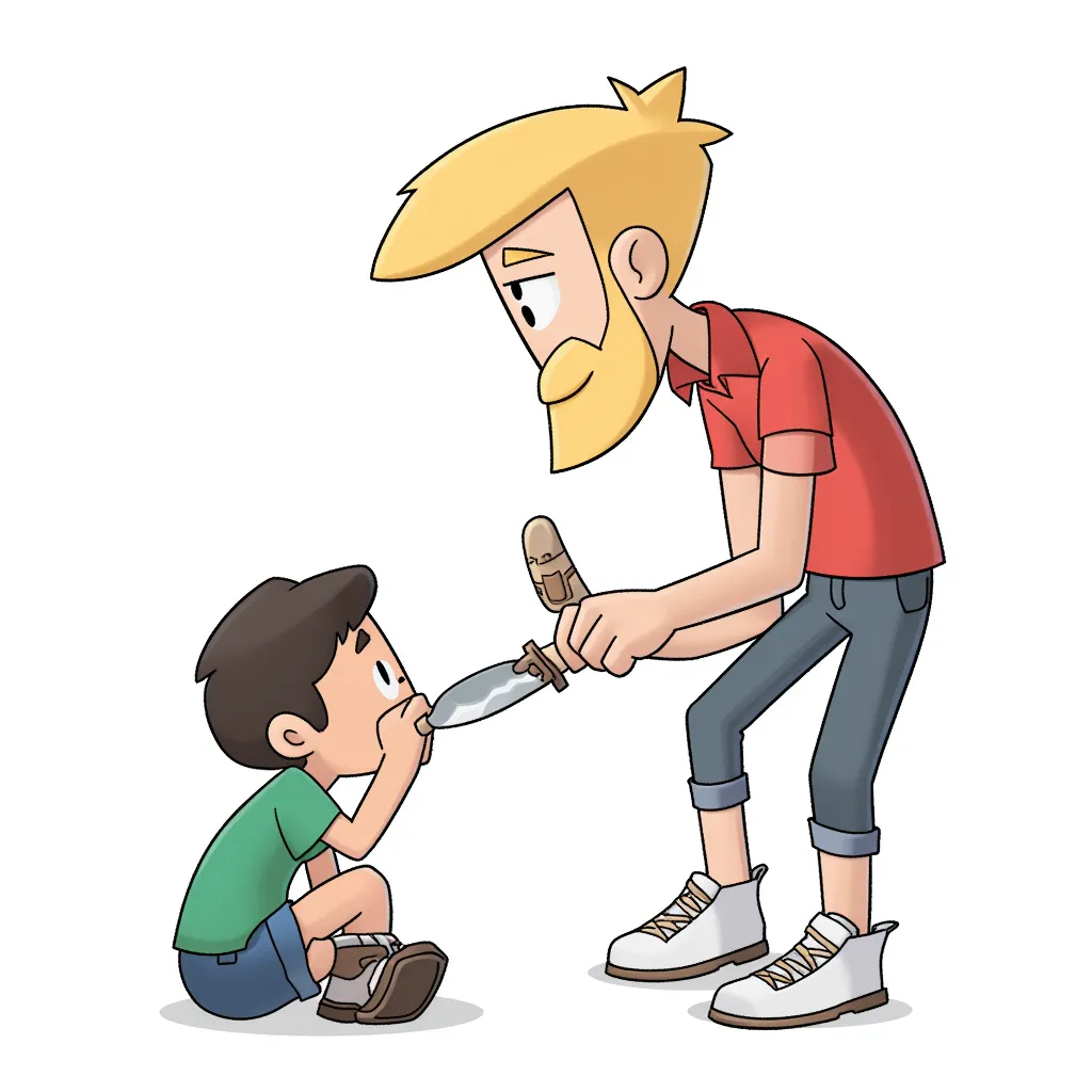 palestinian stabbing a child