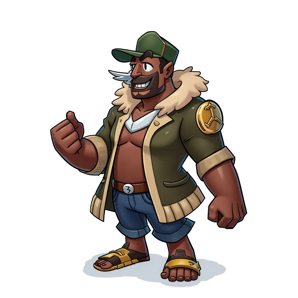 nigger in the style of AIBG, white background