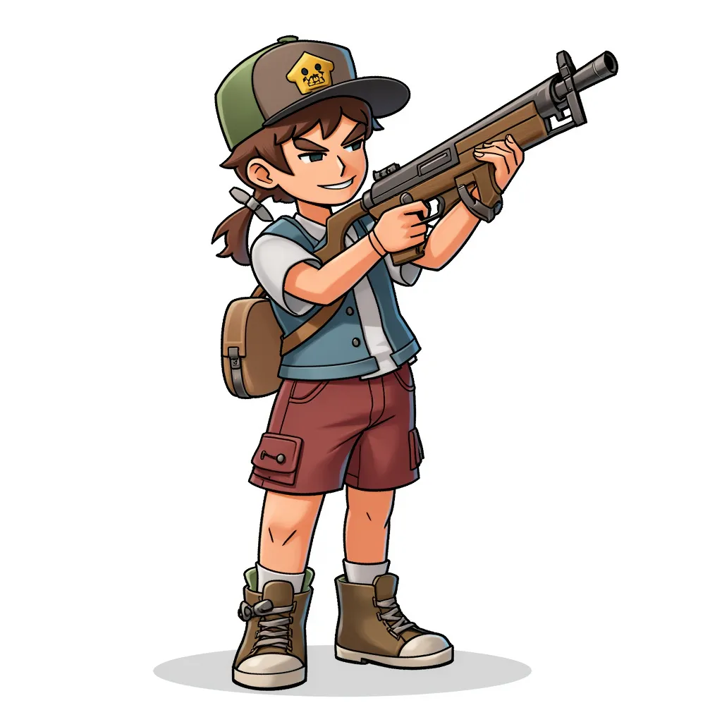 Kid with a gun