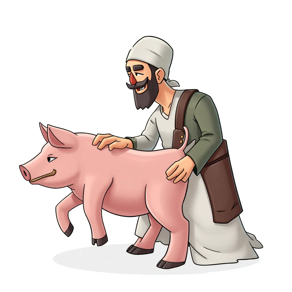 muslim fucking a pig