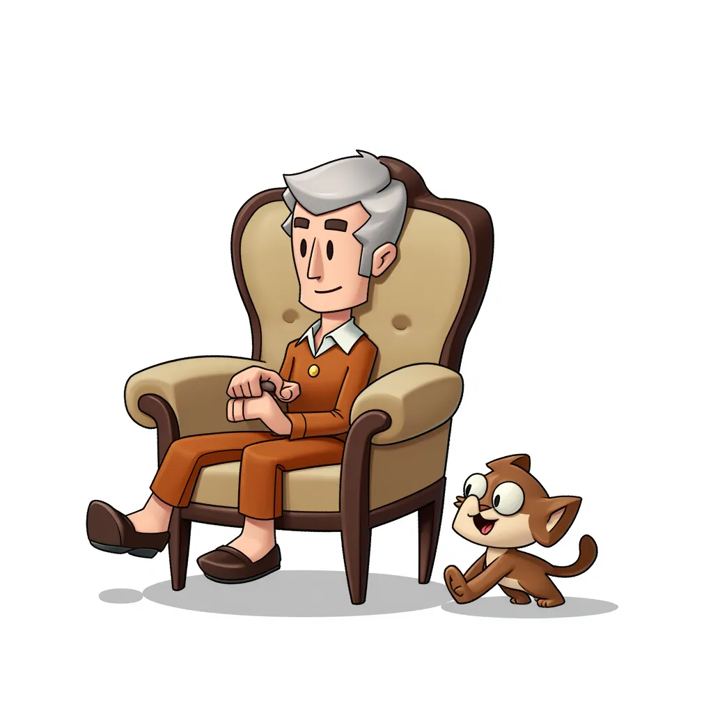 Your grandma's chair came to life and now is non-chalantly chasing her cat around the living room.