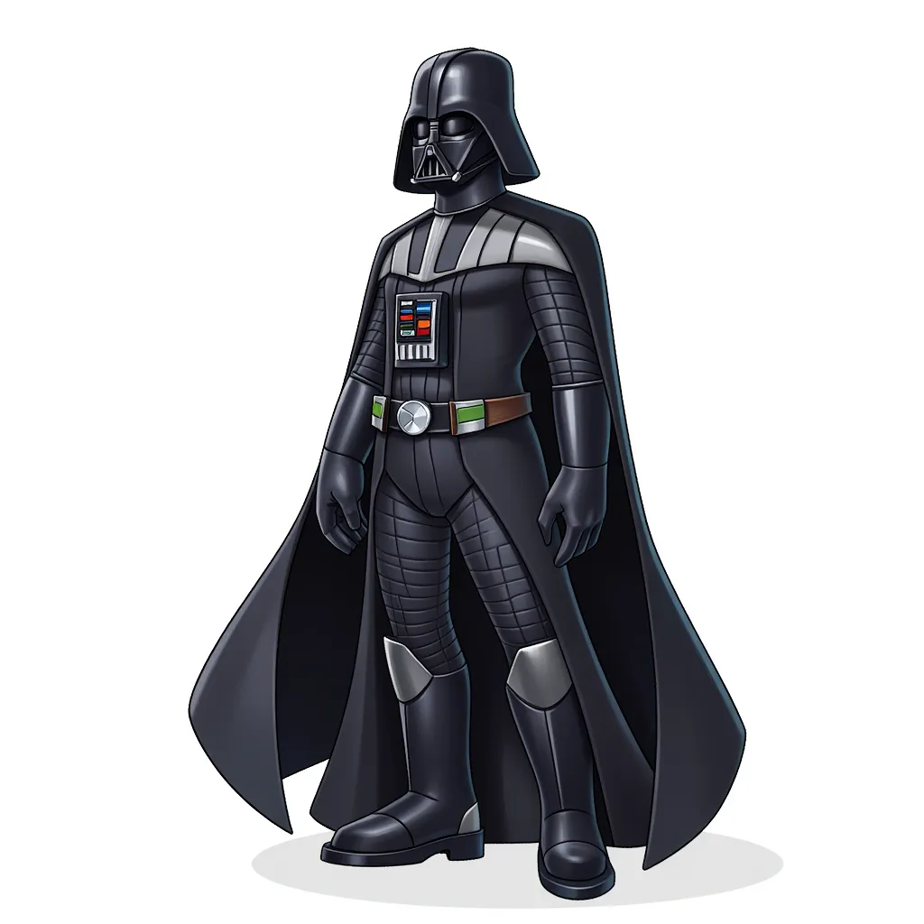 Darth Vader but totally BUTT NAKED