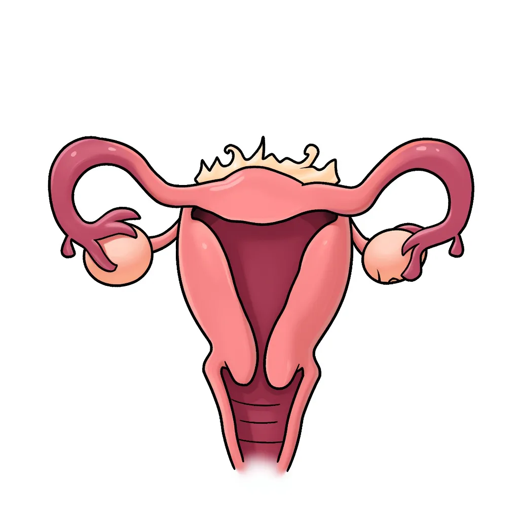 hairy vagina in the style of AIBG, white background