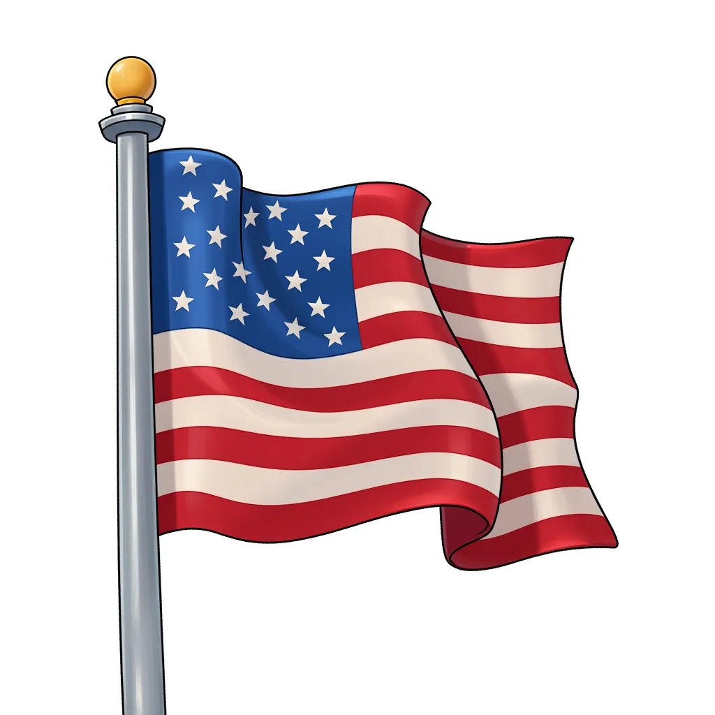 an american flag, except there are swaztikas instead of stars