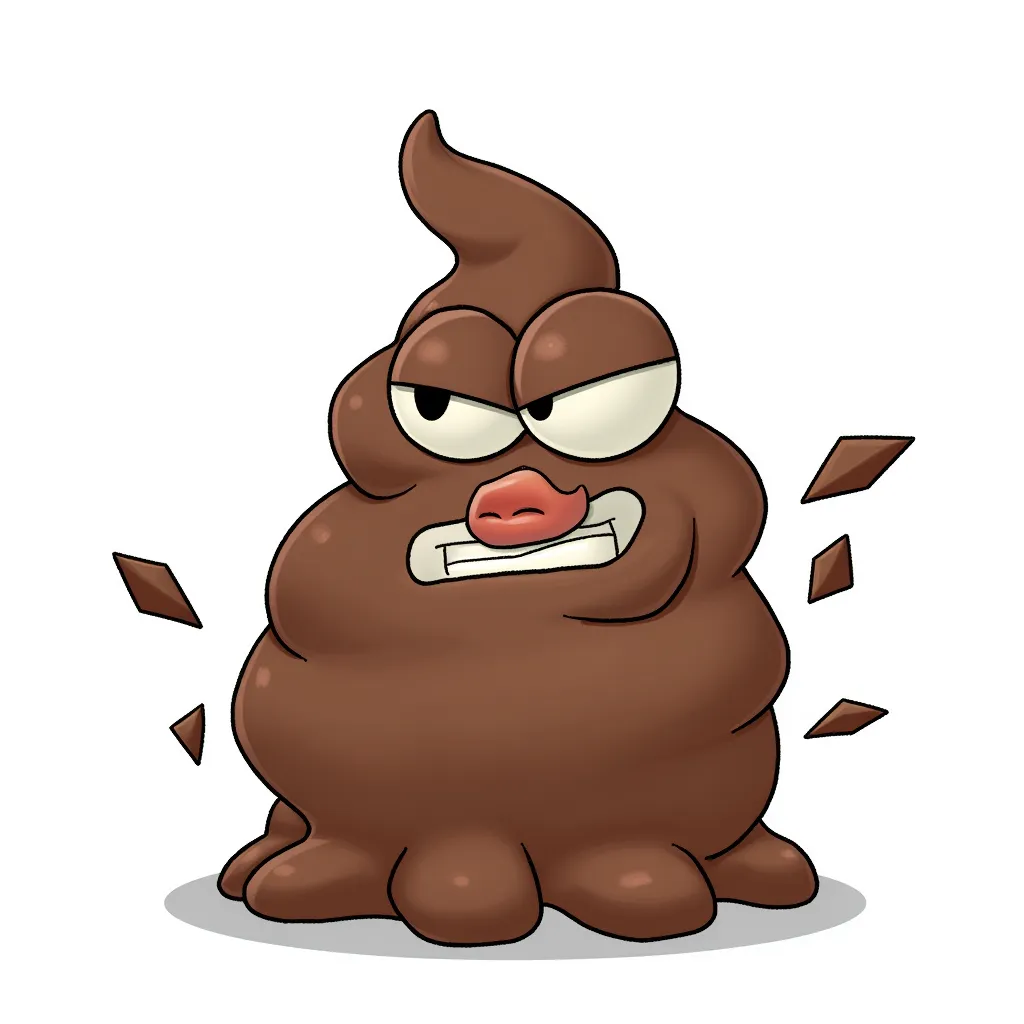 a giant ball of poo that is also a redneck