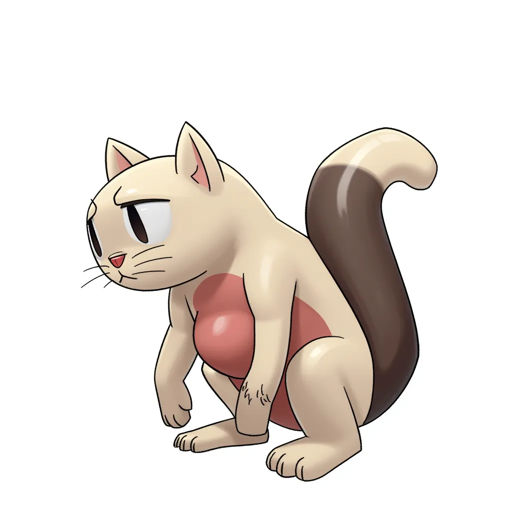 a cat showing his butthole