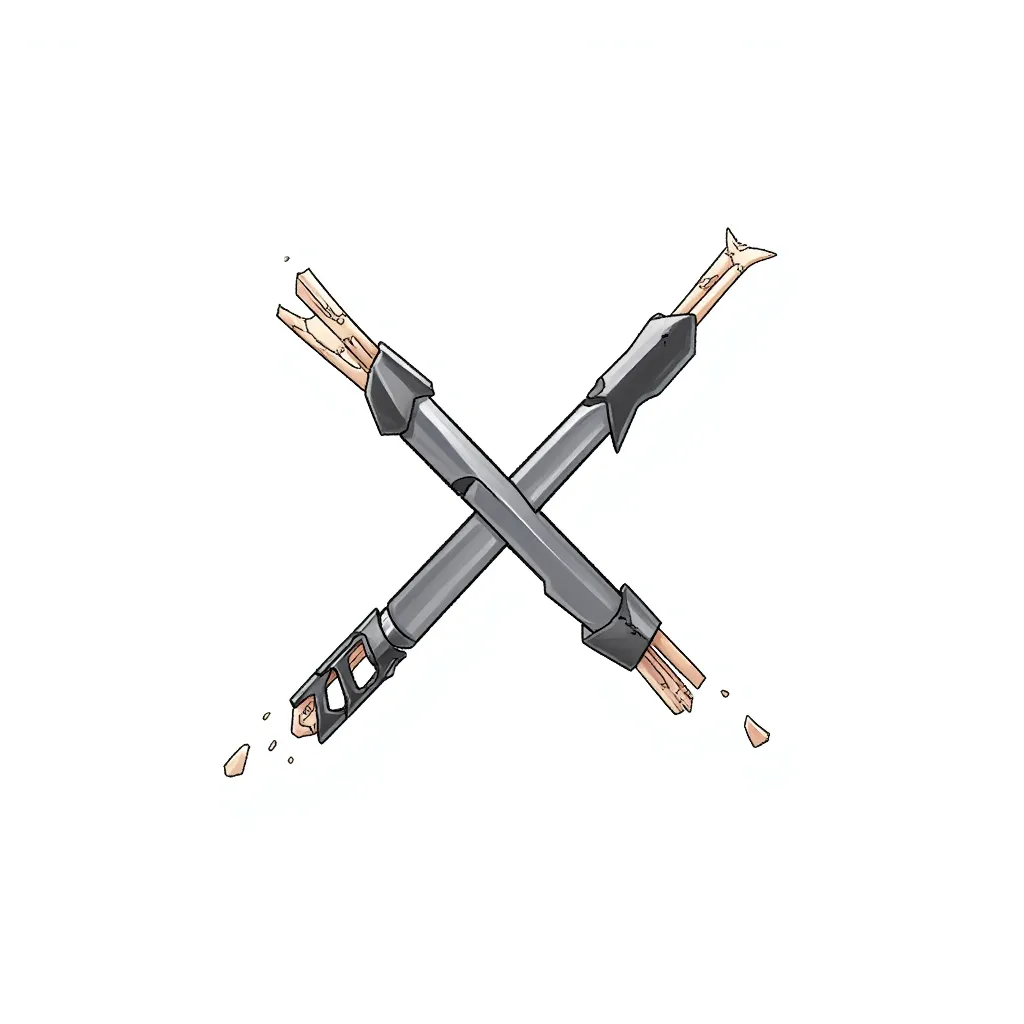 X being penetrated by another X