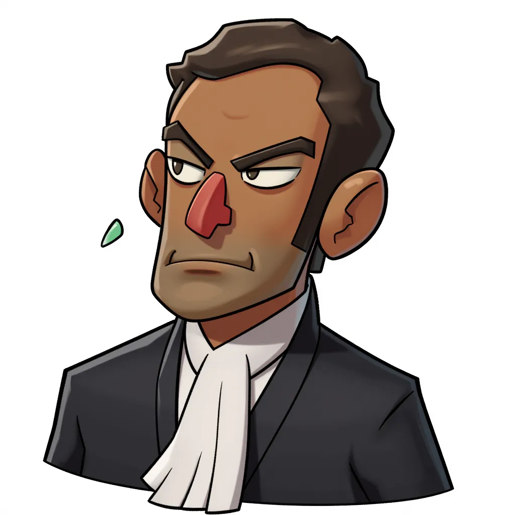 Supreme Court Justice Jackson as a runaway slave with a retarded looking face and idiot drool moron bitch