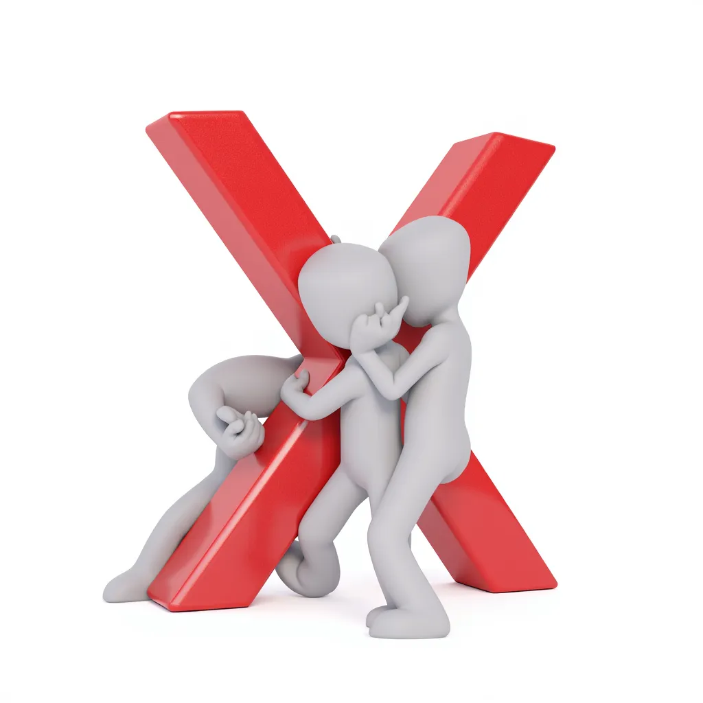 X being penetrated by another X