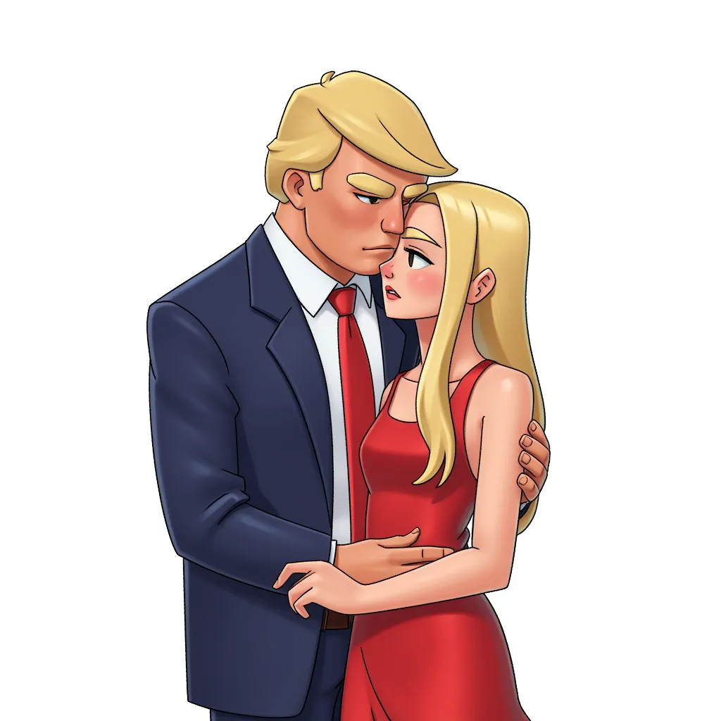Donald Trump having sex with Ivanka HD quality, you can see all of their sex organs, but it’s not fully real instead it is ANIME HD HENTAI for JUST their genitals