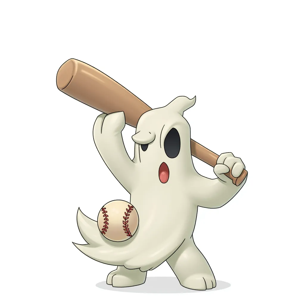 The ghost of a little kid that was on his way to a baseball game, he still holds his bat and ball. Wanna play?