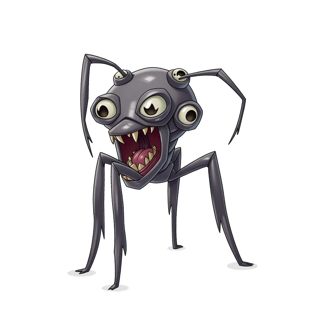 Insectoid alien creature, 6 eyes and an acid drooling apetite for humans.