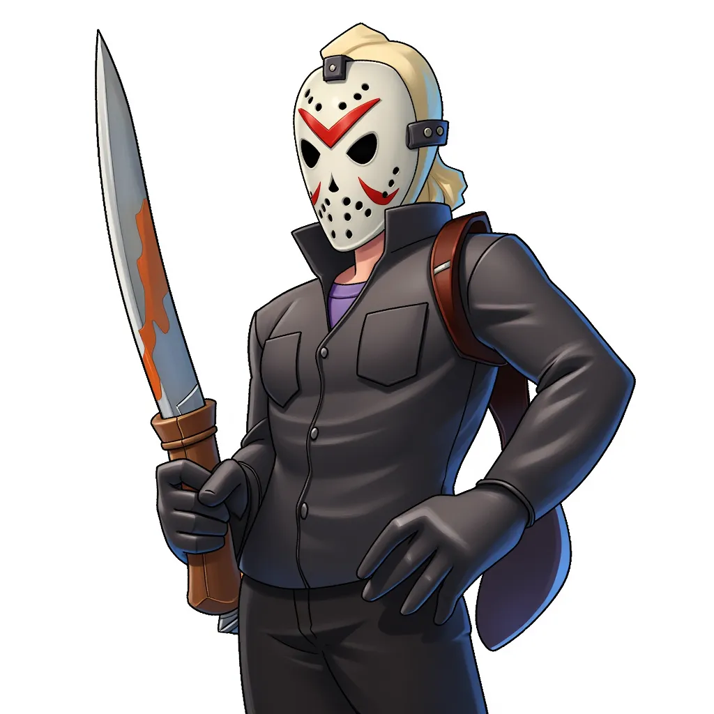 A white hockey mask with red markings, heavy breathing, gloves, a machete and a flame thrower are the last things his victims see before he comes for them.