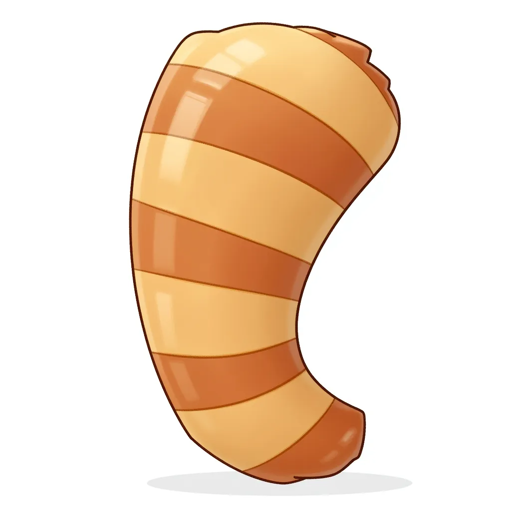 phallic shaped pastry