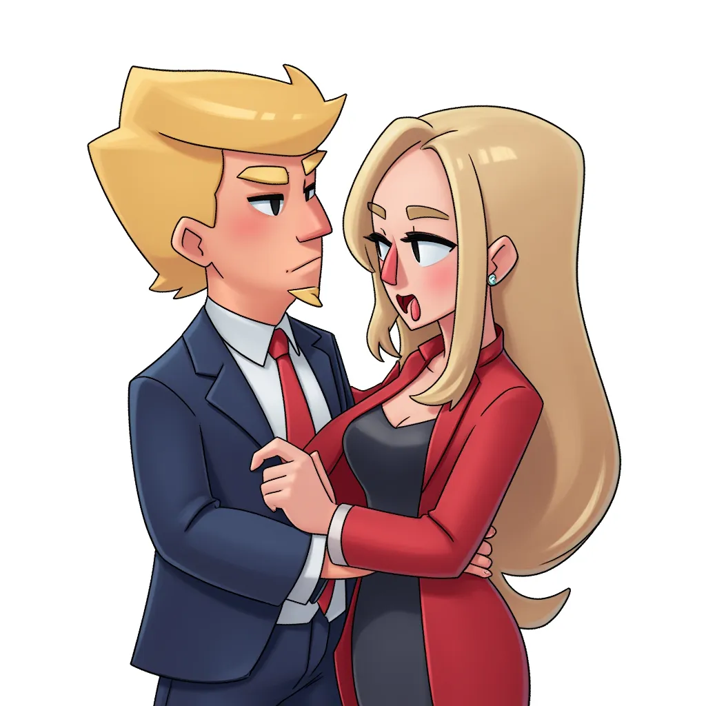 Donald Trump having sex with Ivanka HD quality, you can see all of their sex organs, but it’s not fully real instead it is ANIME HD HENTAI for JUST their genitals Full body super small dick and big tits on Donald Trump