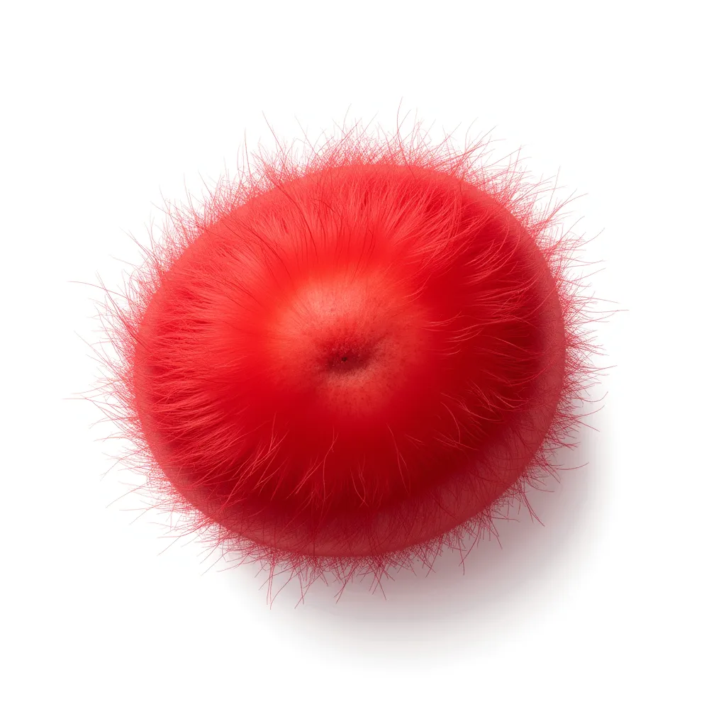 A red hairy butthole protruding