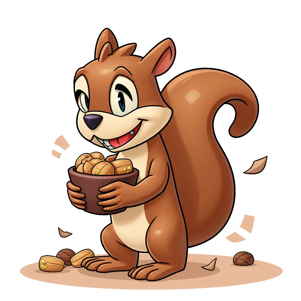 squirrel with huge nuts