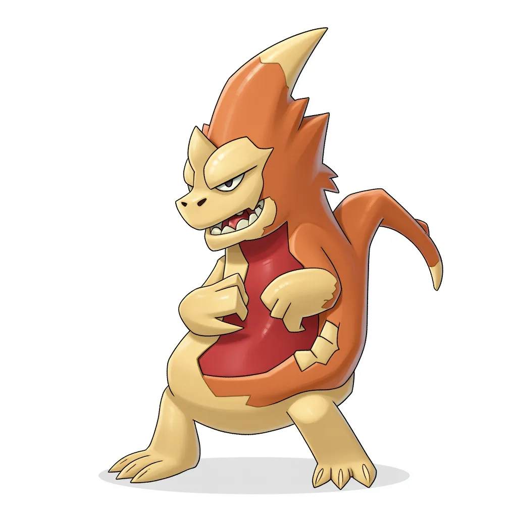 a total fucking doofus looking creature in AIBG style, white background