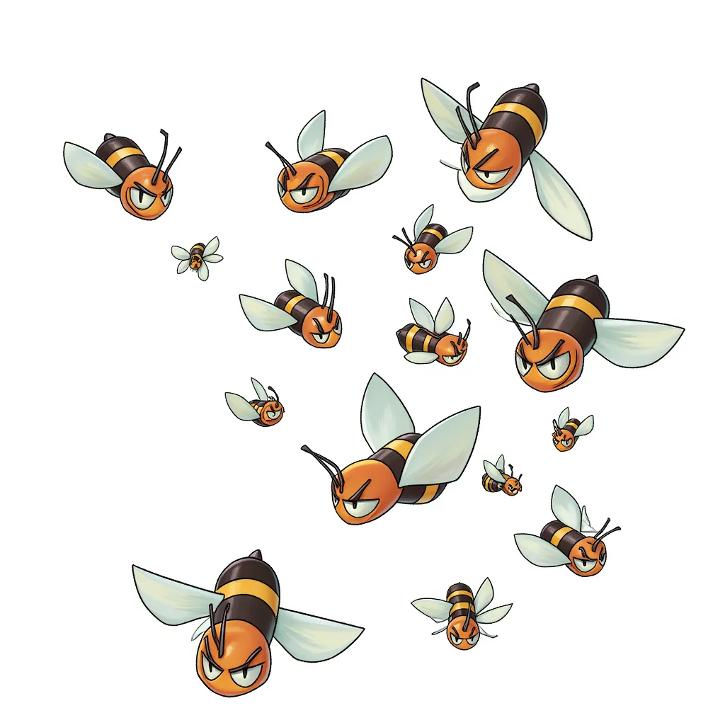 A big swarm of angry bees, you'll regret insulting their queen.