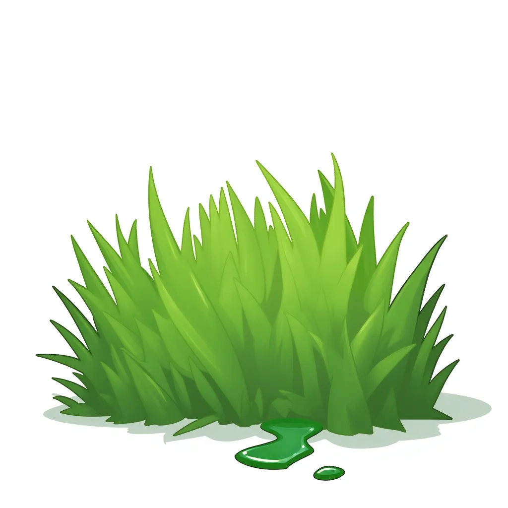 grass patch soaked from a long day of london rain