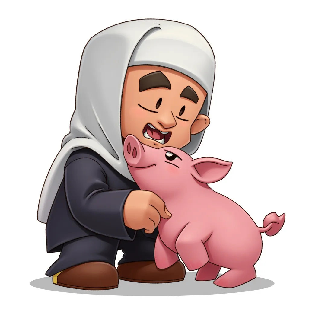 muslim fucking a pig