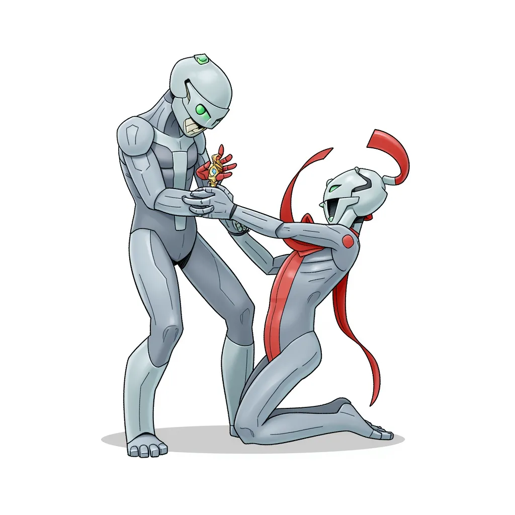 humanoid being penetrated by another humanoid