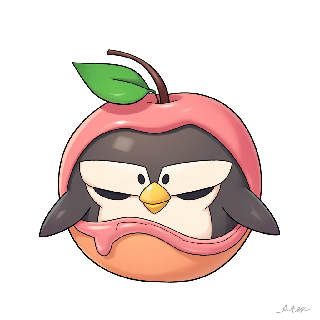 Peachini Pinguini is the brainrot nightmare coming out of fusing the cutest penguin and the overused peach emoji.