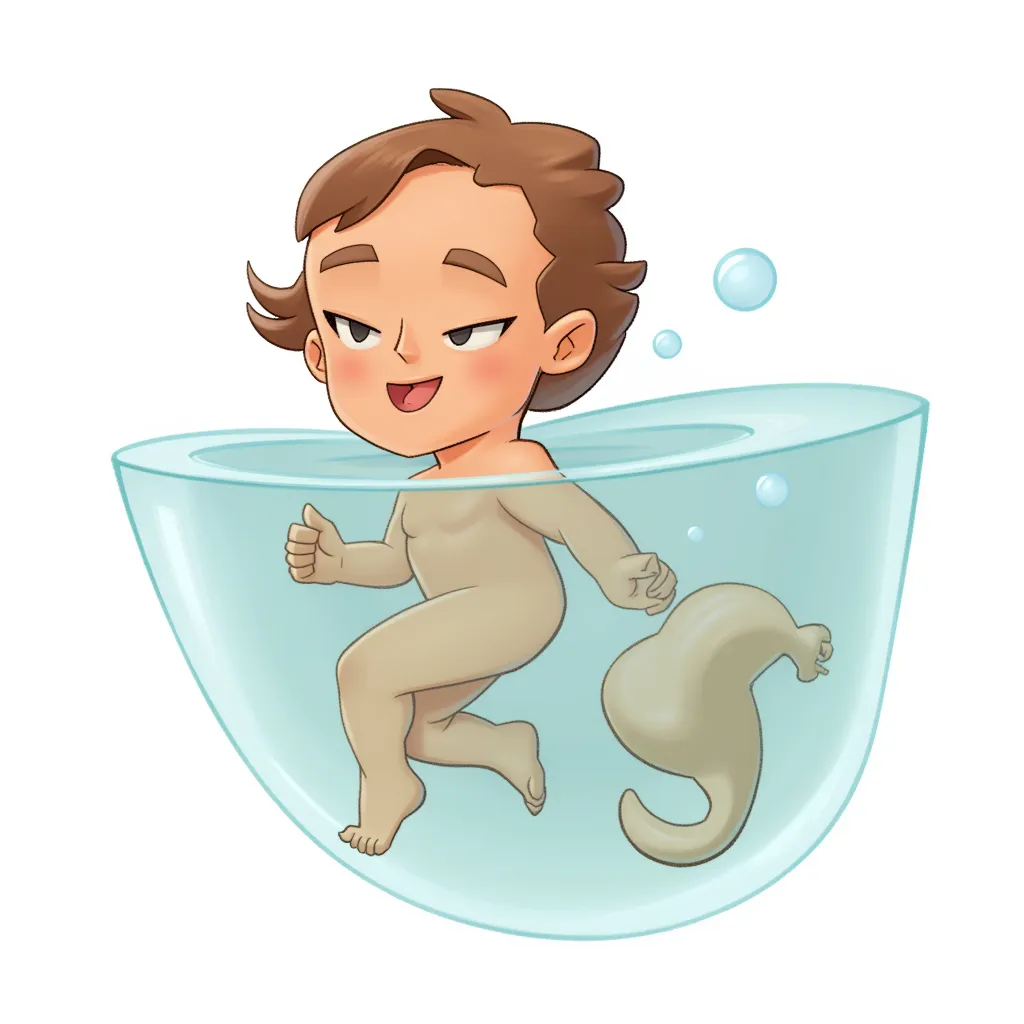 a naked baby floating in water, the nirvana album cover