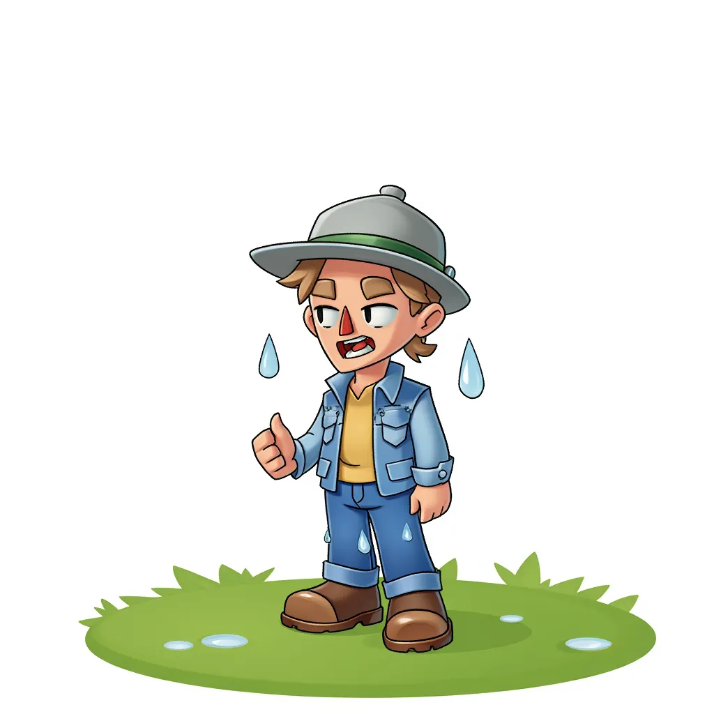 grass patch soaked from a long day of london rain