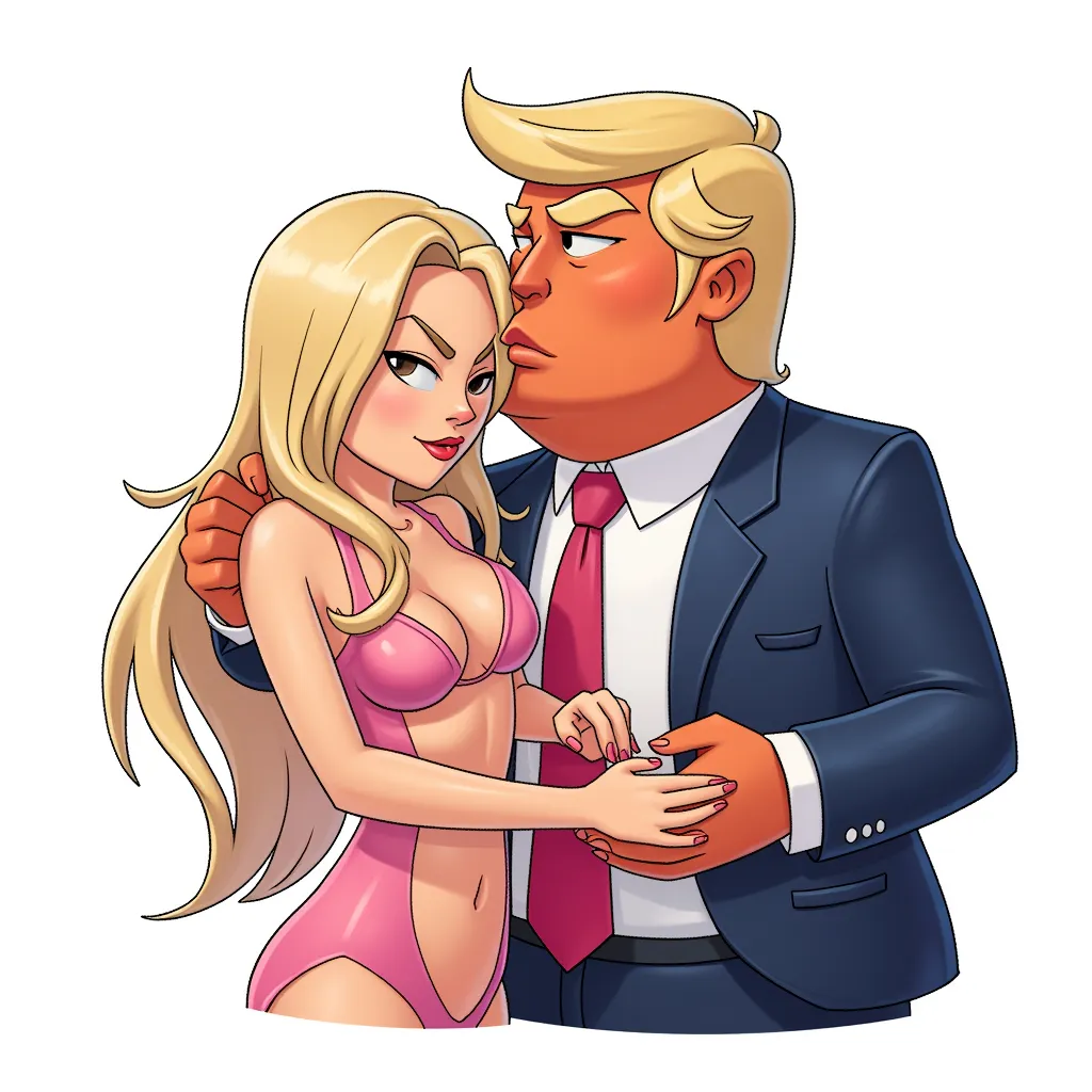 Donald Trump having sex with Ivanka HD quality, you can see all of their sex organs, but it’s not fully real instead it is ANIME HD HENTAI for JUST their genitals Full body super small dick and big tits on Donald Trump