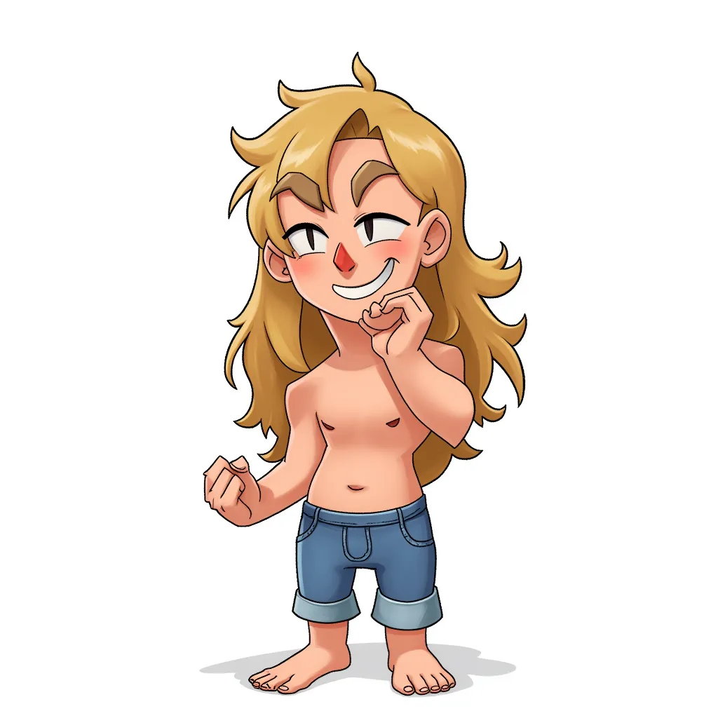 child porn in the style of AIBG, white background