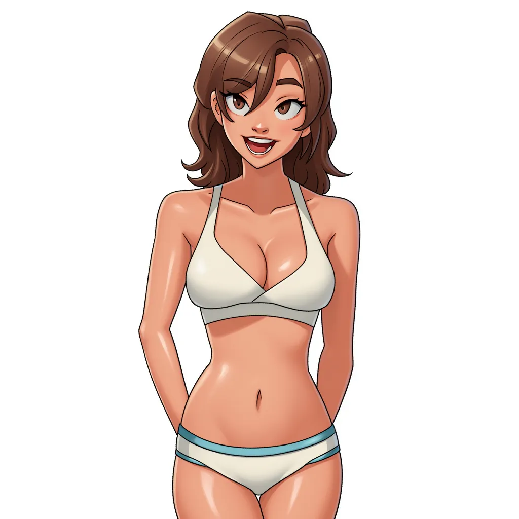 girl in her underwear