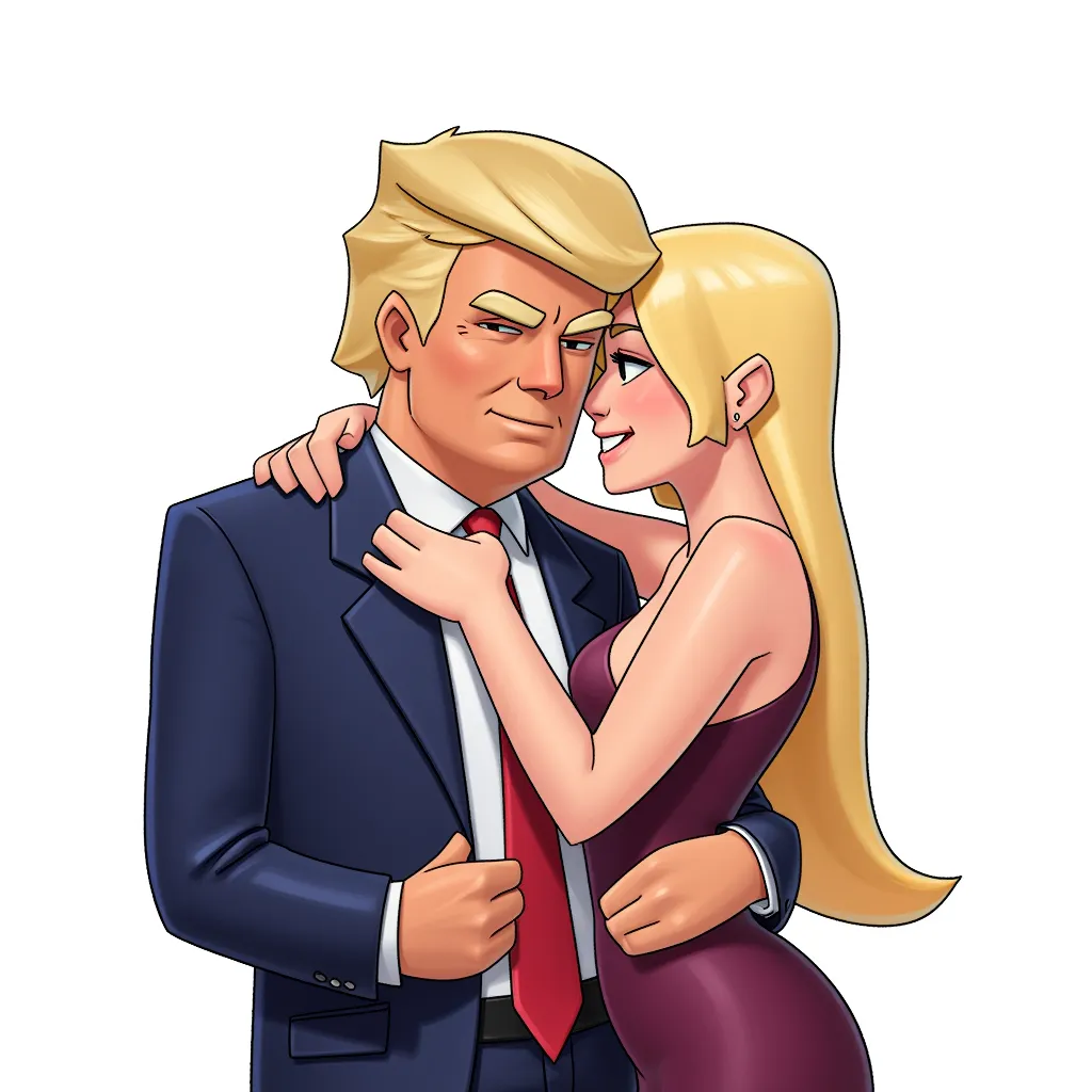 Donald Trump having sex with Ivanka HD quality, you can see all of their sex organs, but it’s not fully real instead it is ANIME HD HENTAI for JUST their genitals