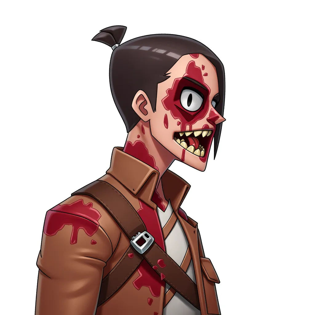 Attack on Titan style human, with unbelievably disturbing and vomit-inducing blood gore terrible HD
