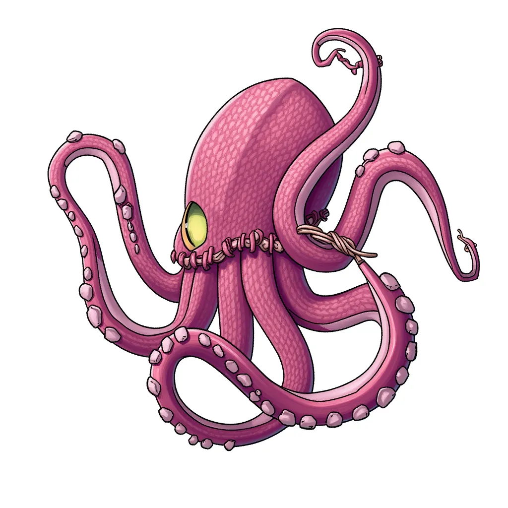 Knitting octopus, what started as
a hipster hobby turned into a
martial art.