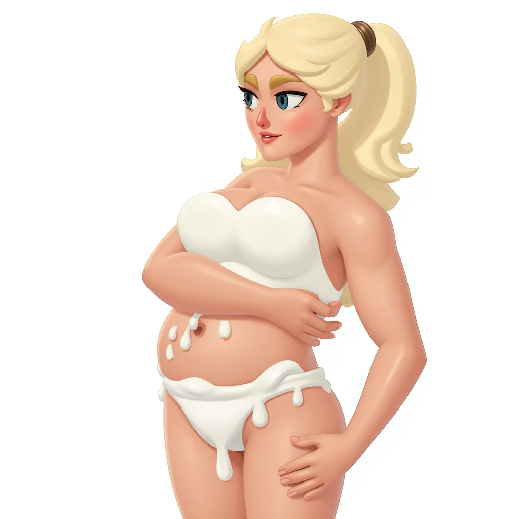 breastfeeding, lots of milk, very busty