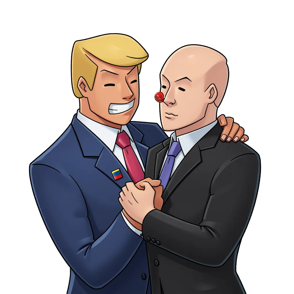 elon musk giving putin a handjob