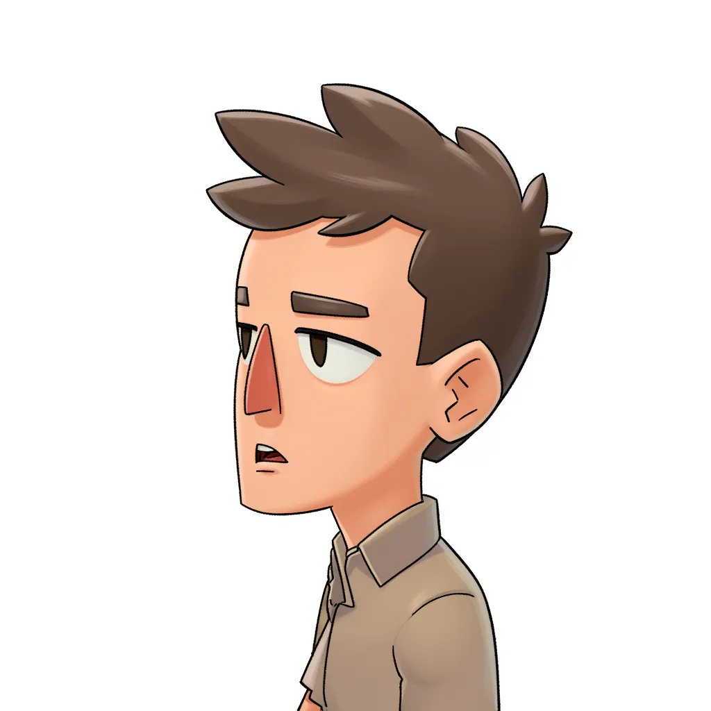 boy looking like he has down syndrome