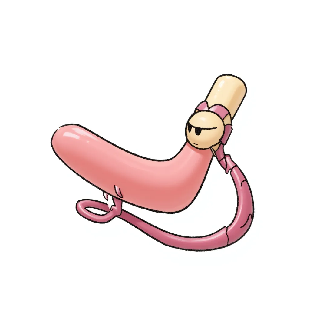 A penis shaped creature