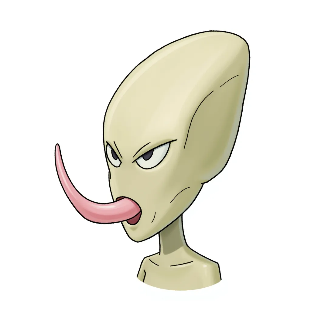 An alien with a penis