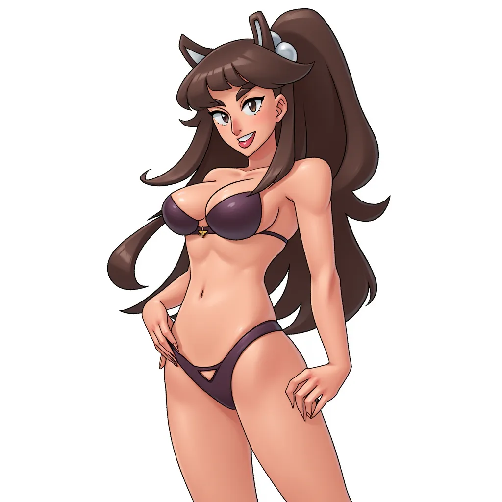 Girl from the Ring, but she’s naked with big boobs