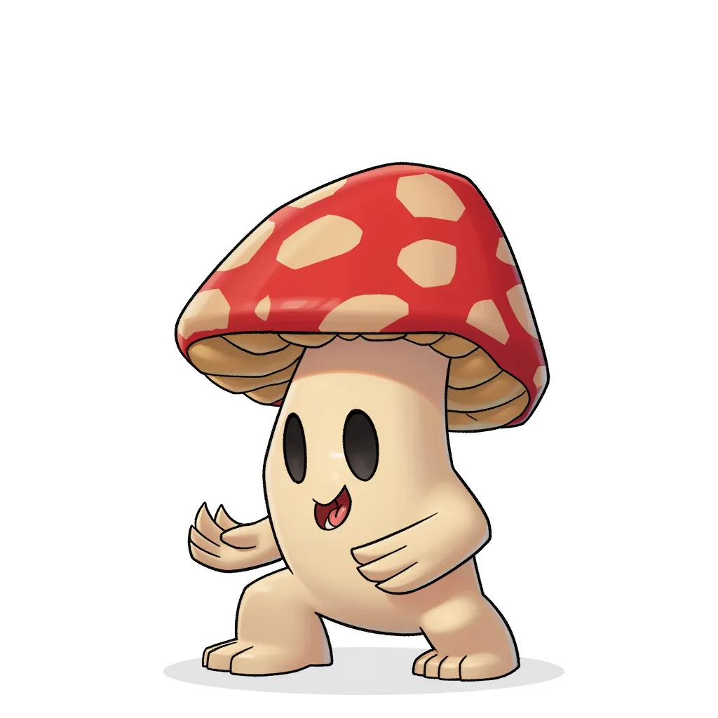 A mushroom creature that can walk breathe, and most of all eat.