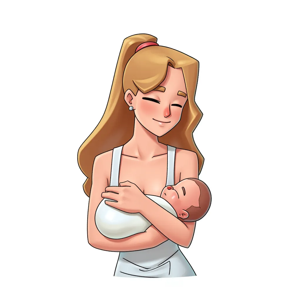 breastfeeding, lots of milk, very busty