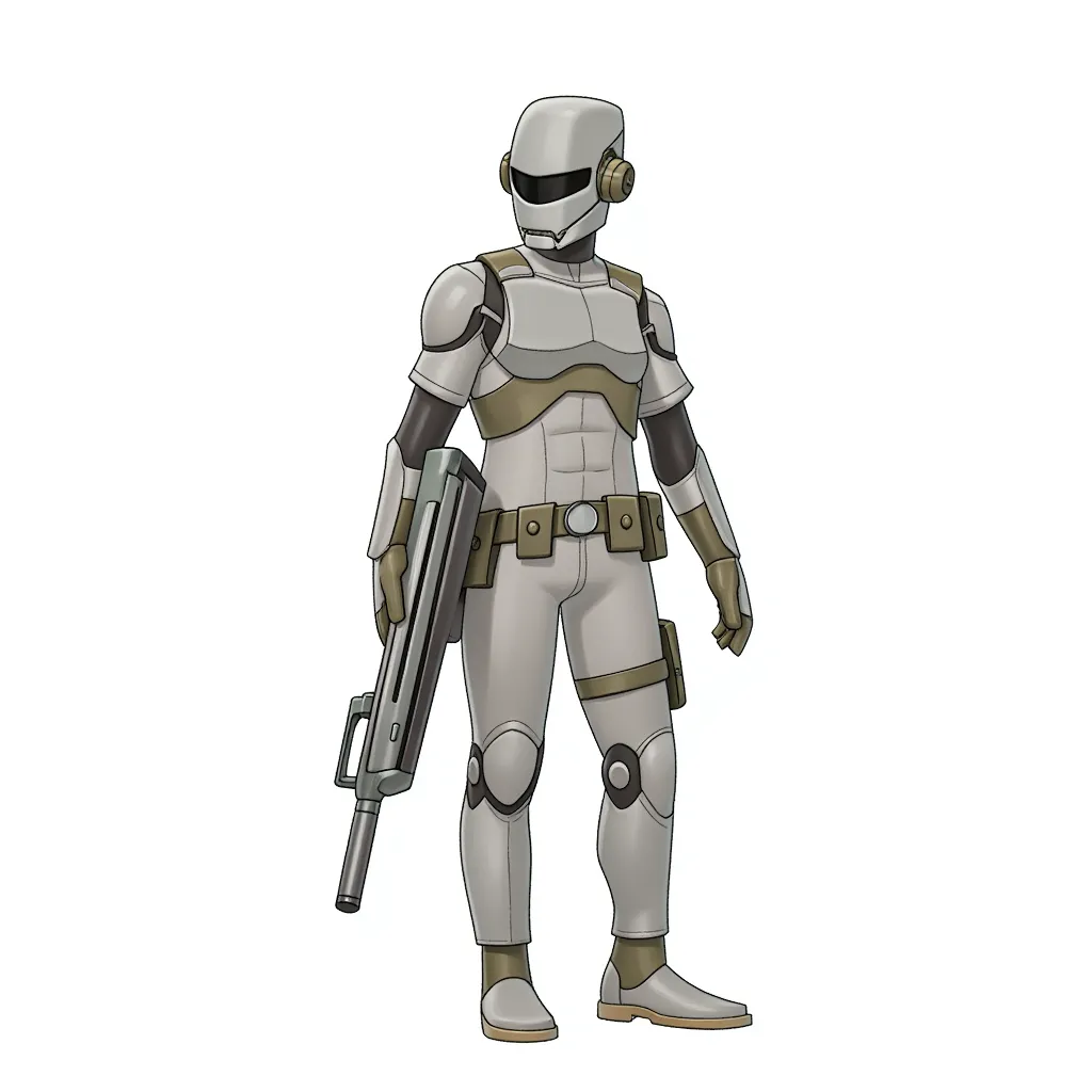 a human in the shape of a gun