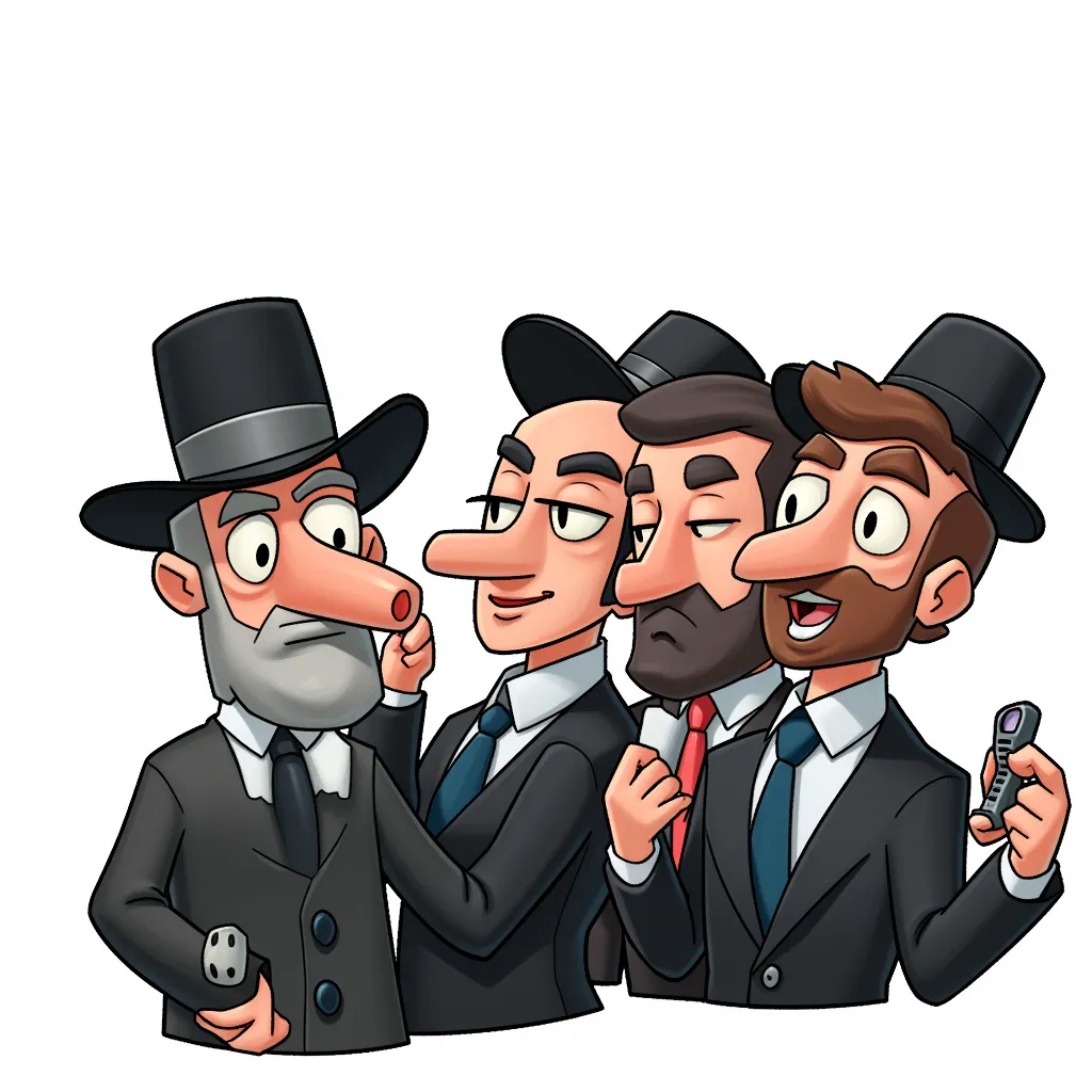 Jews with laser beams and big noses