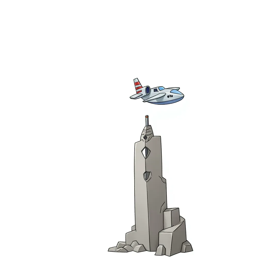 plane flying into tall building