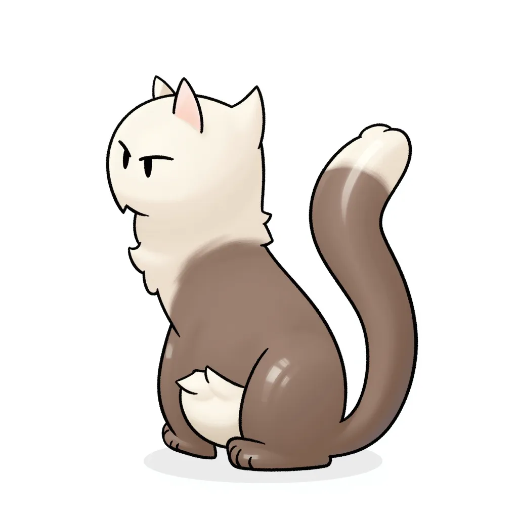 cat butt with a butthole