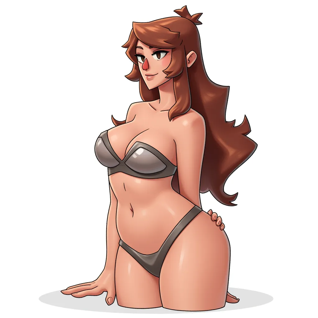 Girl from the Ring, but she’s naked with big boobs